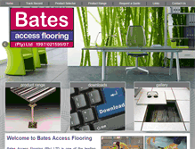 Tablet Screenshot of batesaccessflooring.com